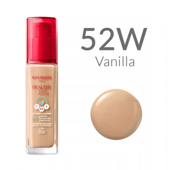 Bourjois Healthy Mix Clean&Vegan Podkład do twarzy - 52W VANILLA 30ml