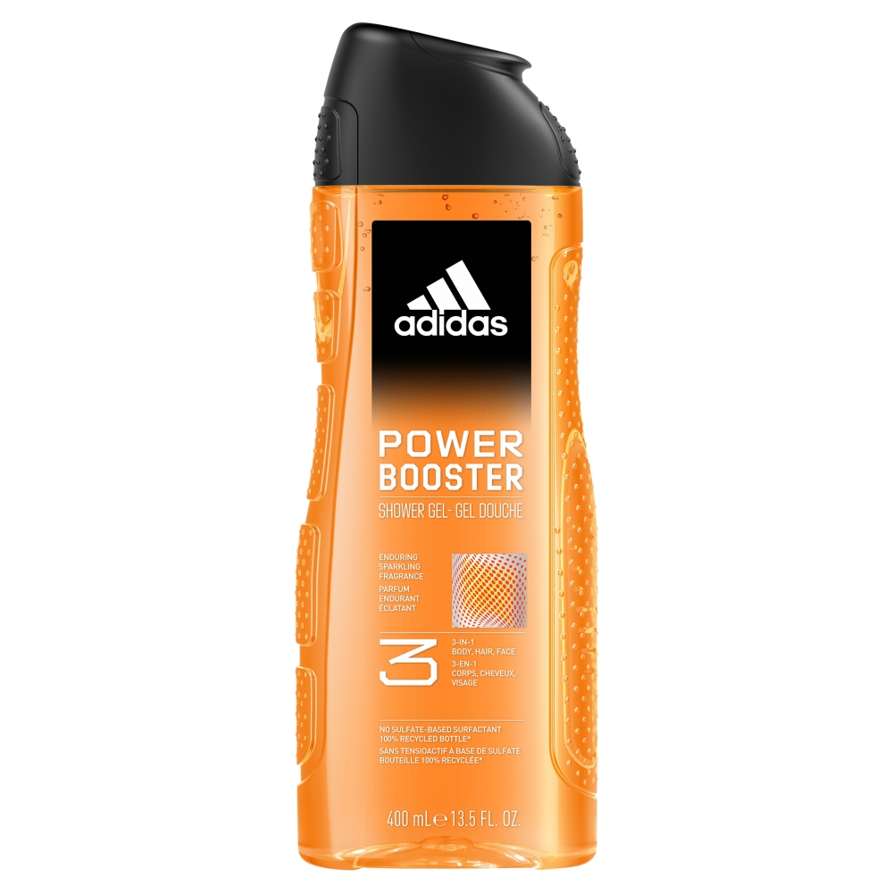 ADIDAS POWER BOOSTER żel do mycia 3w1 400ml