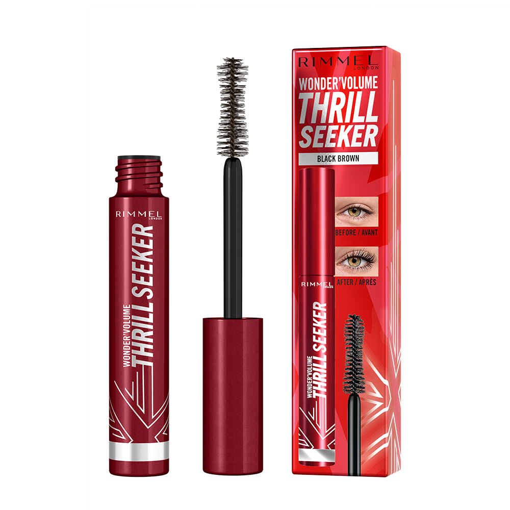 RIMMEL RIM VOLUME THRILL SEEKER MASCARA BROWN