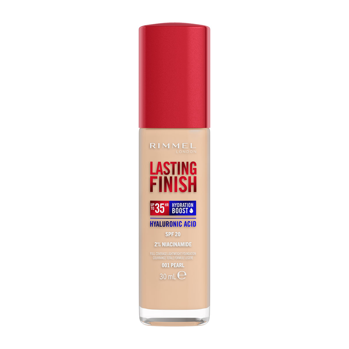 RIMMEL Lasting Finish podkład do twarzy z filtrem SPF20 nr 001 Pearl