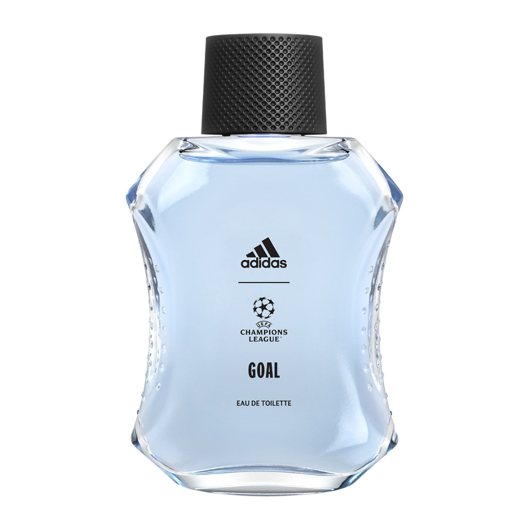 ADIDAS UEFA Champions League Goal woda toaletowa dla mężczyzn, o świeżym zapachu pomarańczy i eukaliptusa, 100 ml