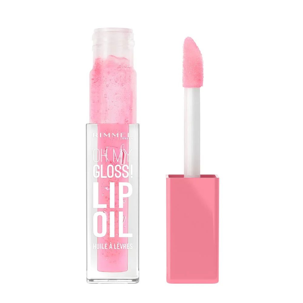 Rimmel Oh My Gloss olejek do ust 001 Pink Flush 4,5 ml