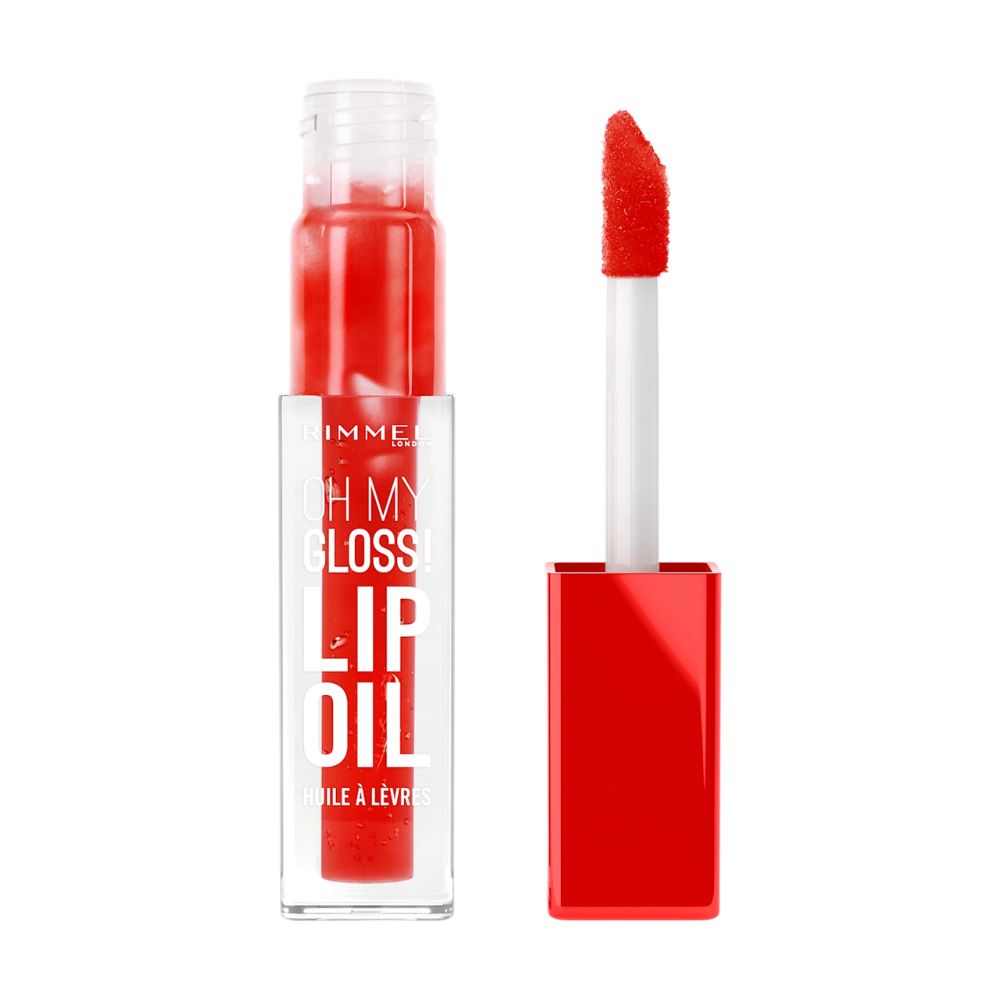 Rimmel Oh My Gloss olejek do ust 004 Vivid Red 4,5 ml