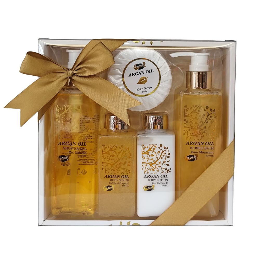 Gloss! zestaw do kąpieli z olejkiem arganowym 1 sztuka