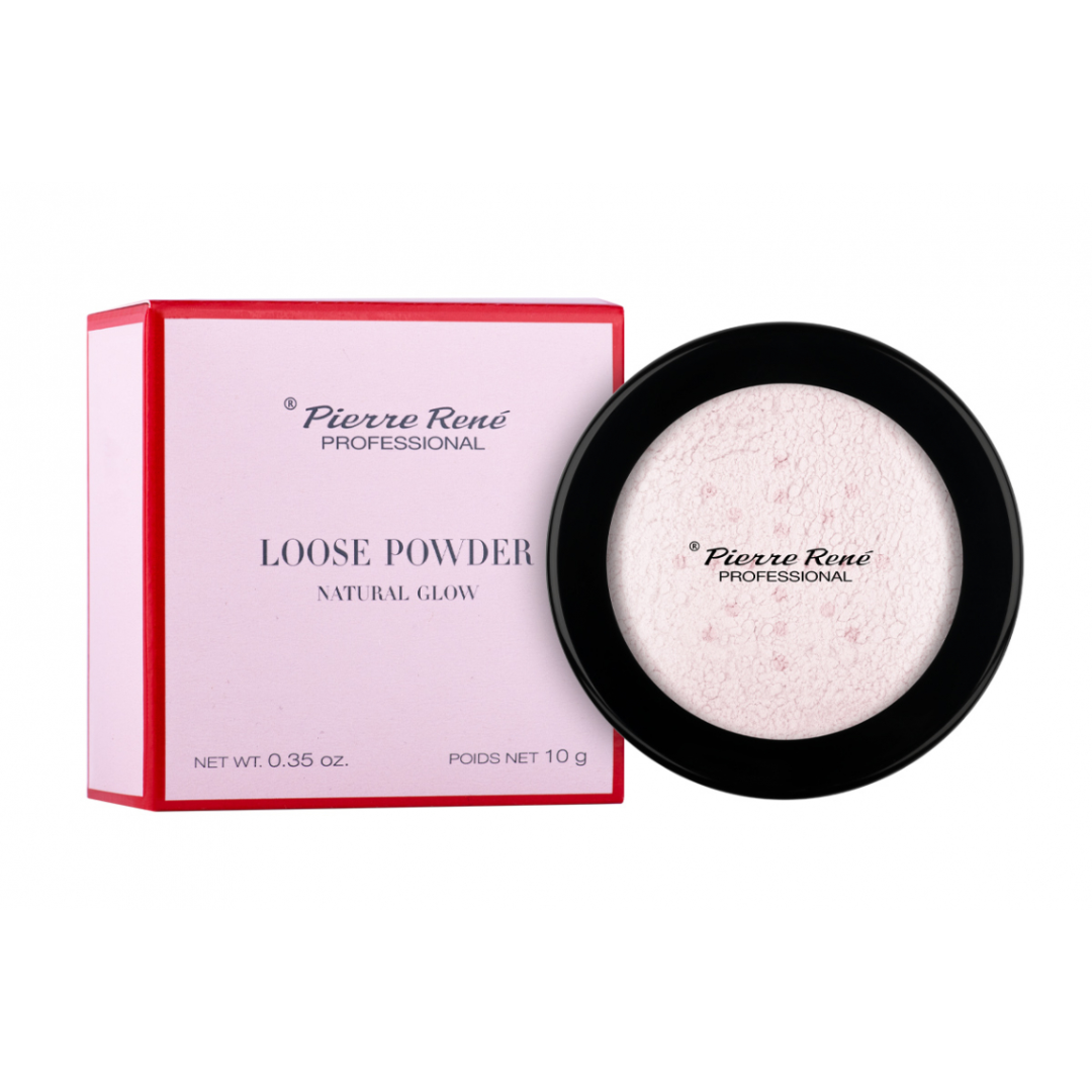 PIERRE RENE Natural Glow Loose Powder Pink