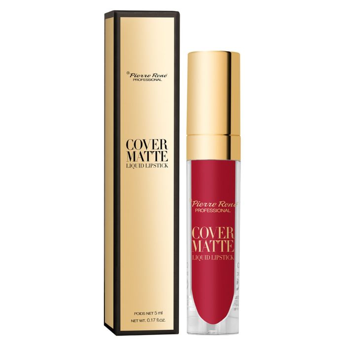 Pierre Rene Cover Matte Liquid Lipstick 01 True Red pomadka do ust 5 ml main product photo