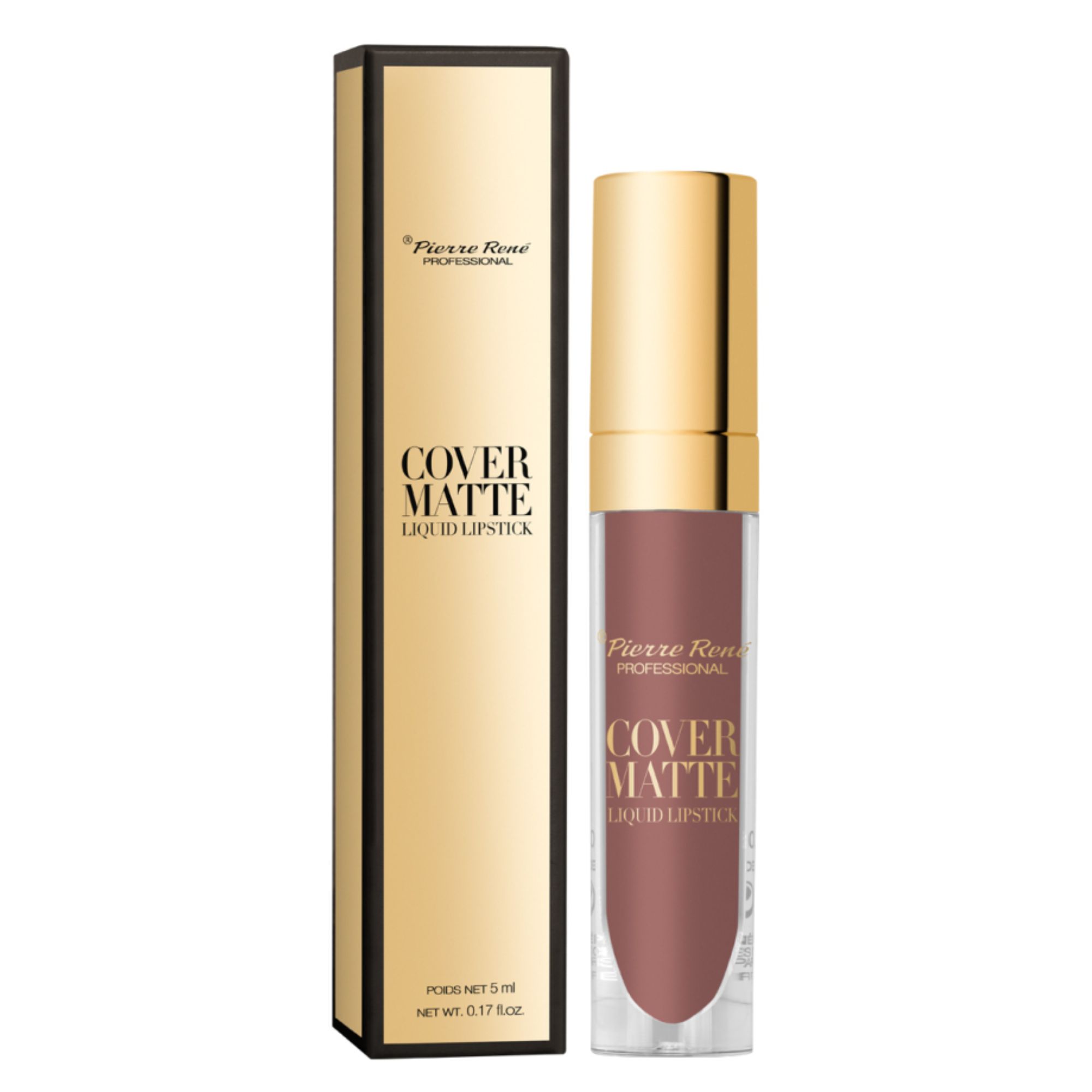 Pierre Rene Cover Matte Liquid Lipstick 05 Rosy Brown pomadka do ust 5 ml