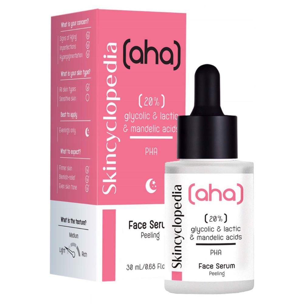 Skincyclopedia serum do twarzy z 20% AHA + PHA 30 ml