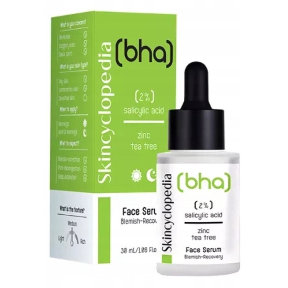 Skincyclopedia serum do twarzy z 2% kwasem salicylowym + olejkiem z drzewa herbacianego 30 ml