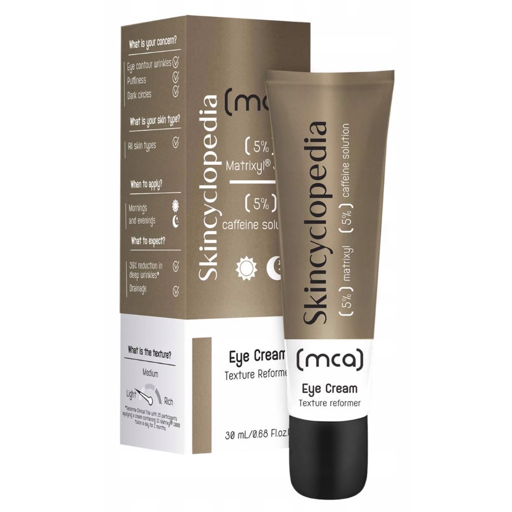 Skincyclopedia krem pod oczy przeciwzmarszczkowy z 5% Matrixyl 3000 + 5% roztworem kofeiny 30 ml