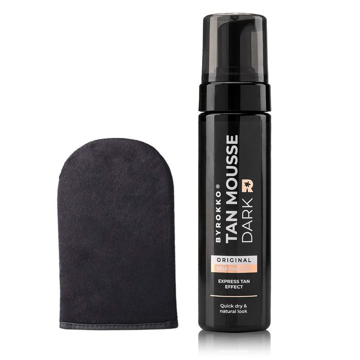ByRokko samoopalacz w piance Tan Mousse 200 ml + rękawica do aplikacji Tanning Mitt main product photo