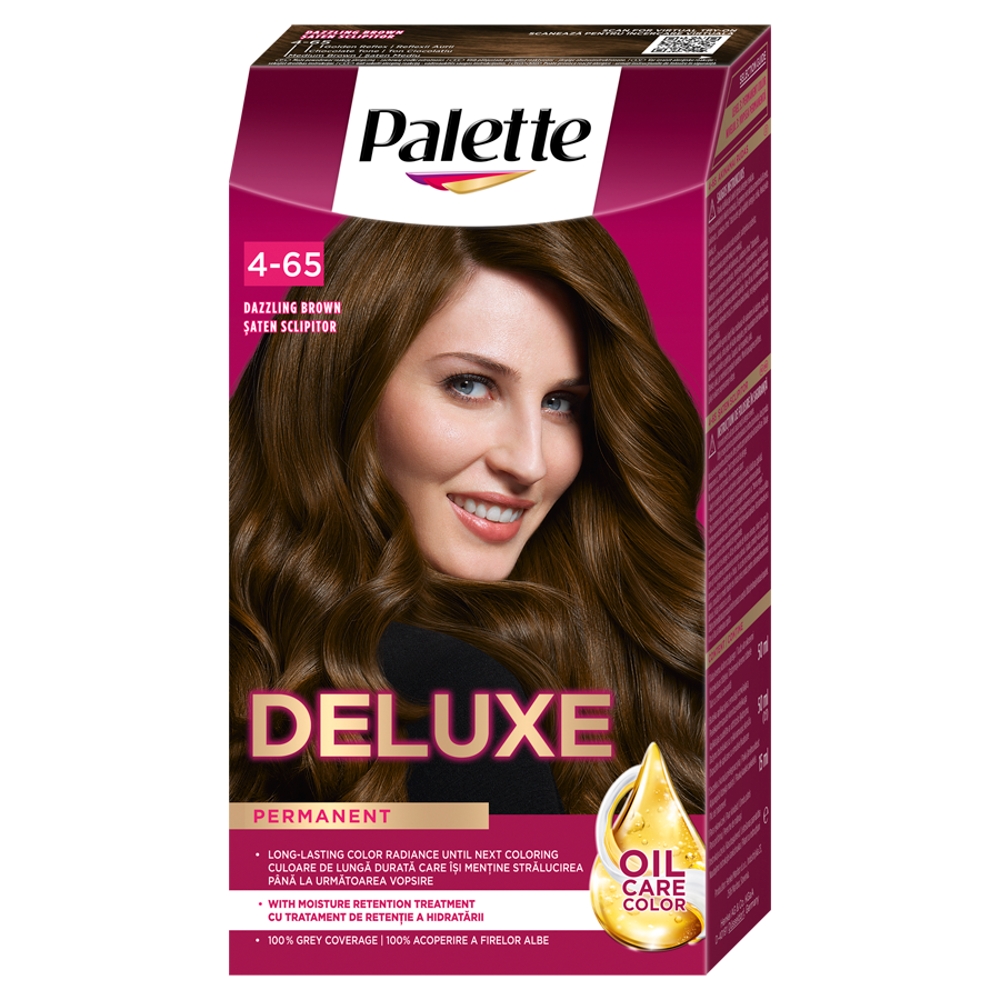 Palette Deluxe 4-65 Olśniewający Brąz farba do włosów 1 sztuka