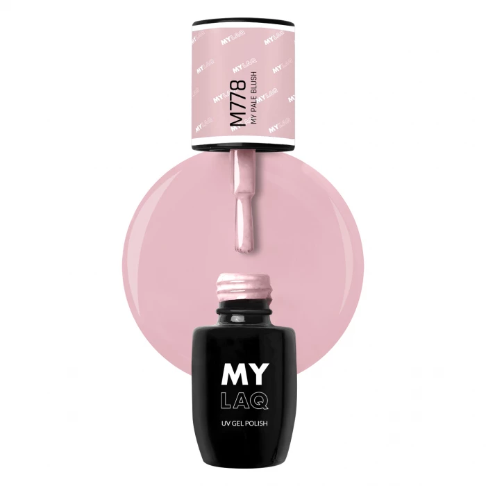 MYLAQ My Pale Blush M778 lakier hybrydowy 5 ml main product photo