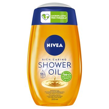 Pielęgnujący olejek pod prysznic Nivea Natural Oil 200 ml