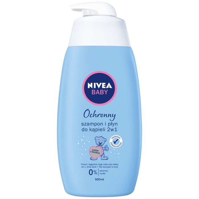 Nivea Baby Ochronny Szampon I Płyn DO Kąpieli 2W1 500 ml main product photo