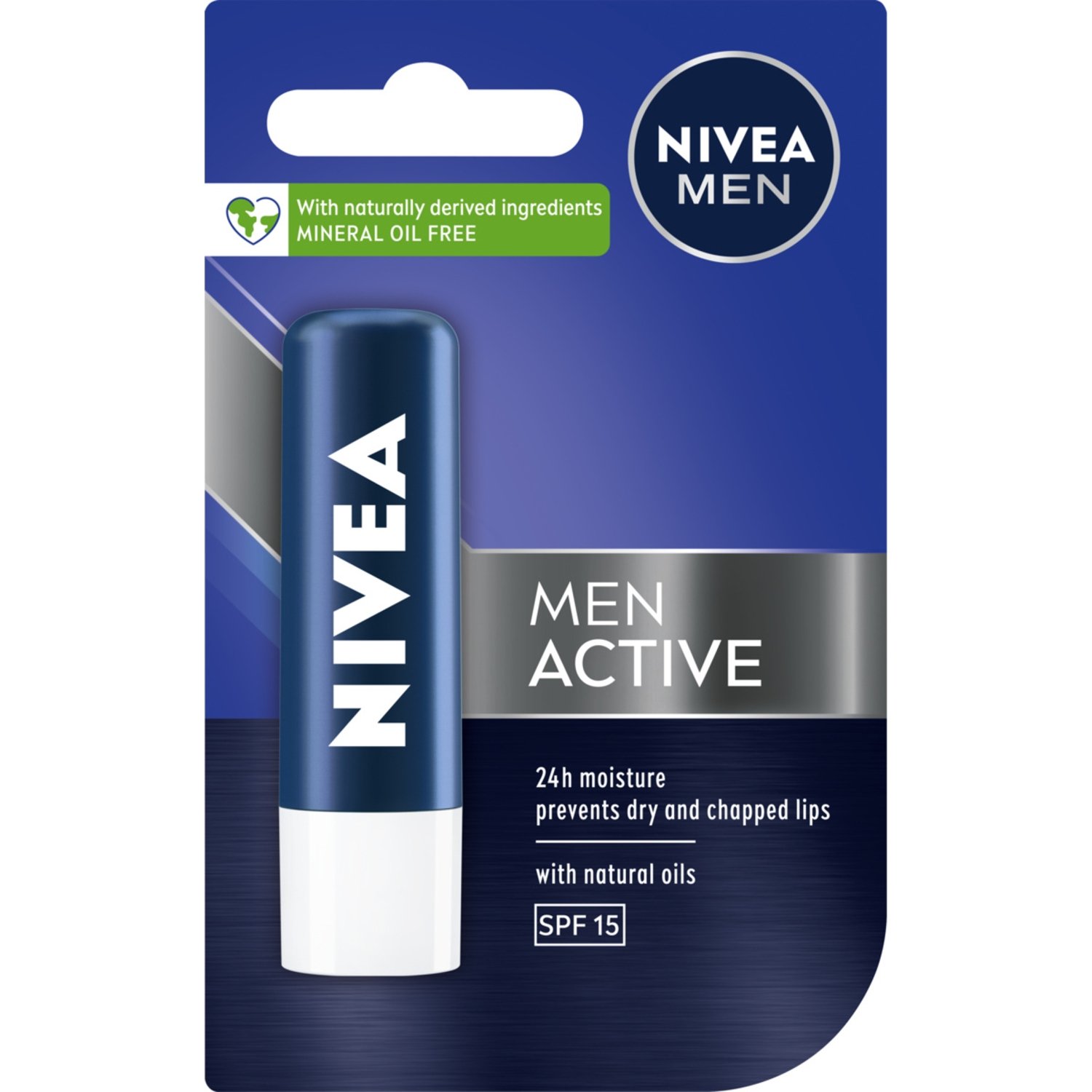 Nivea MEN Active Pomadka do ust dla mężczyzn SPF 15 5,5 ml