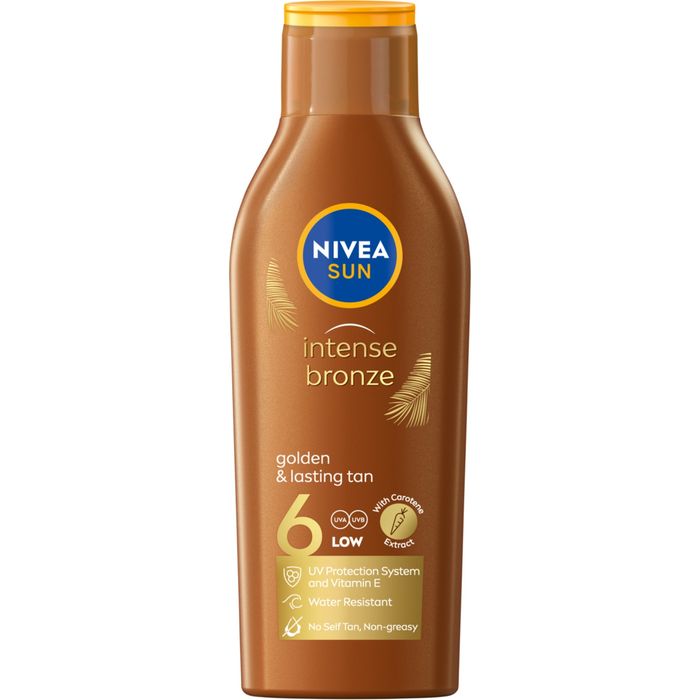 Nivea SUN Intense Bronze Karotenowy balsam do opalania SPF 6 200 ml main product photo