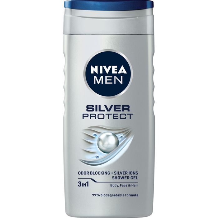Nivea MEN Silver Protect ŻEL POD Prysznic DLA Mężczyzn 250ml main product photo