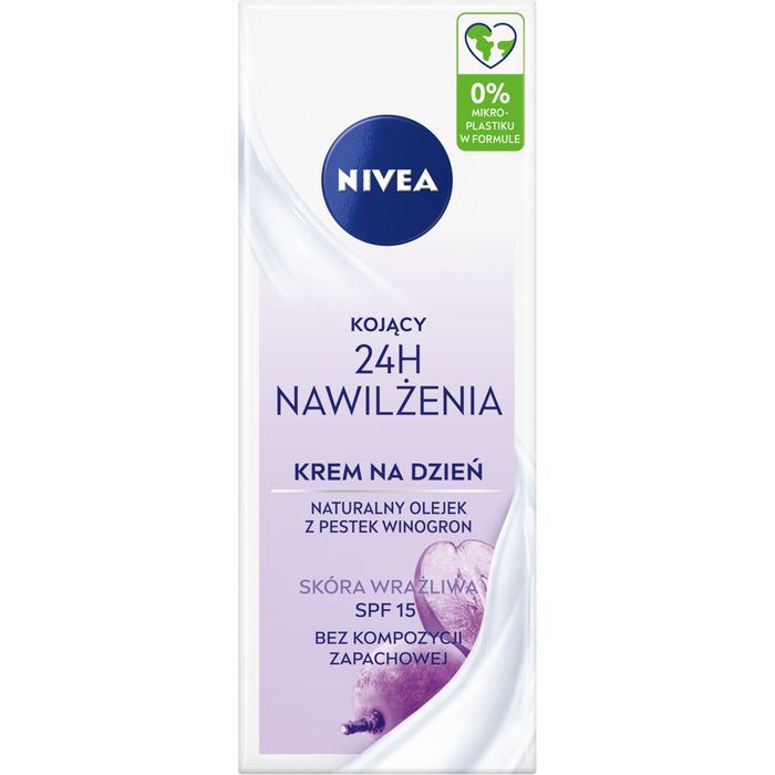 Nivea 24H Nawilżenia Kojący Krem na dzień 50ml main product photo