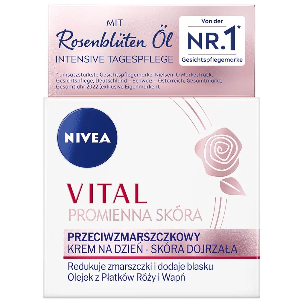 Nivea Vital Promienna Skóra przeciwzmarszczkowy krem na dzień 50 ml