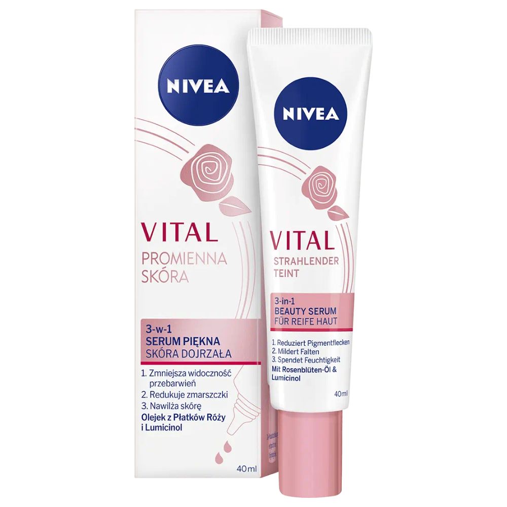 Nivea Vital Promienna Skóra 3w1 serum piękna 40ml