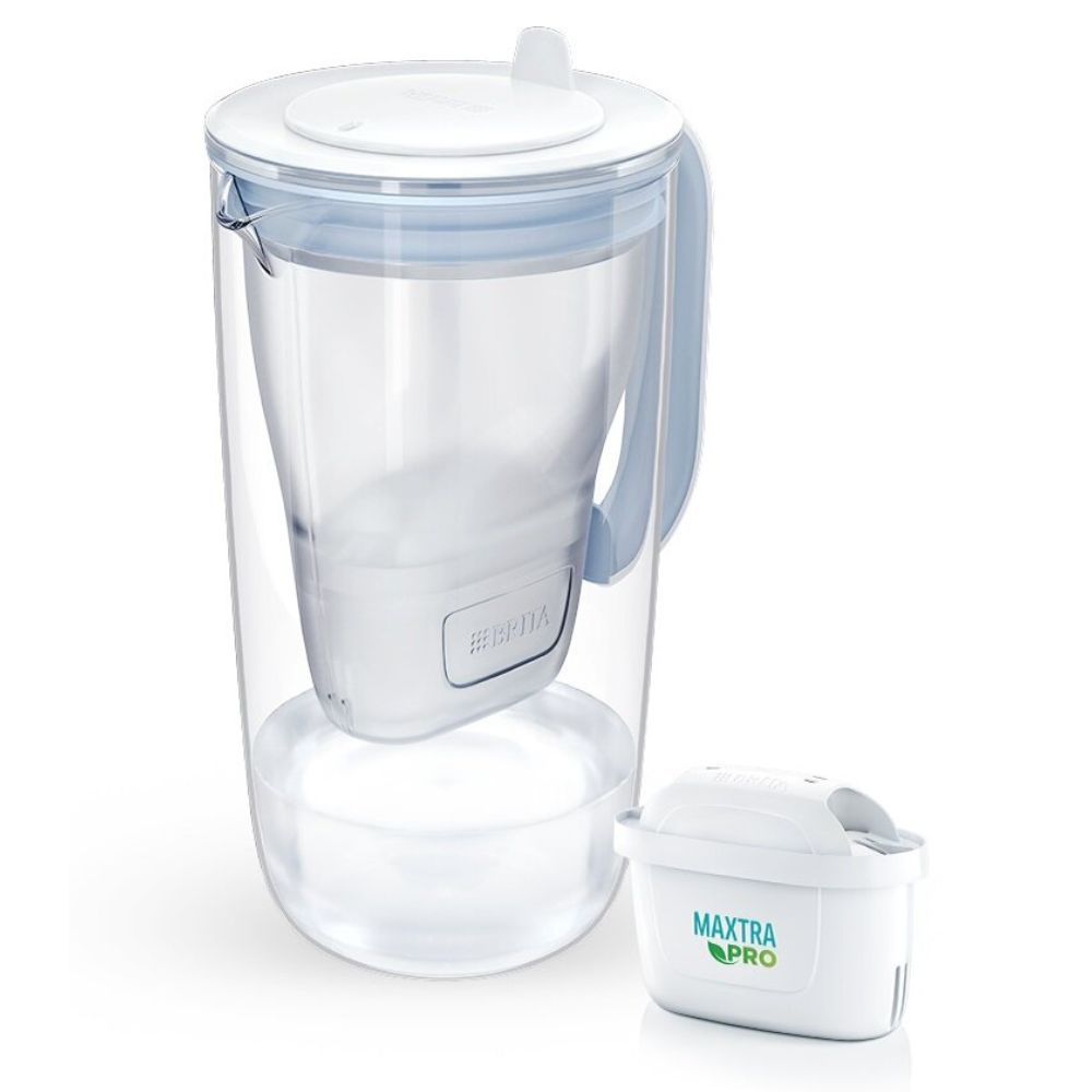 Brita Glass szklany dzbanek niebieski z wkładem filtrującym Maxtra Pro Pure Performance 1 szt