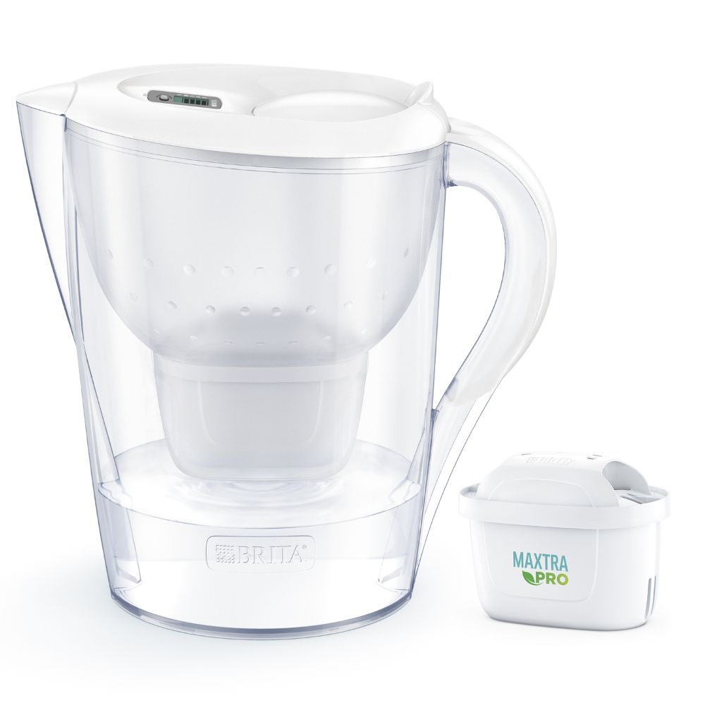 Brita dzbanek Marella XL biała z wkładem filtrującym Maxtra Pro Pure Performance 1 szt