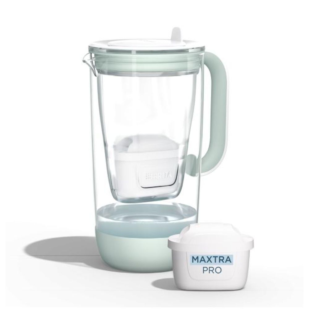 Brita Glass dzbanek w kolorze miętowym z silikonową podstawką 1 sztuka