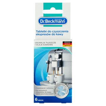 Dr. Beckmann Tabletki do czyszczenia ekspresów kawy 6 x 1,6 g