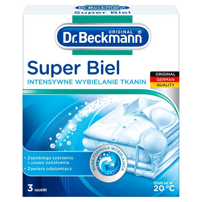 Dr. Beckmann Super Biel Intensywne wybielanie tkanin 3 x 40 g main product photo