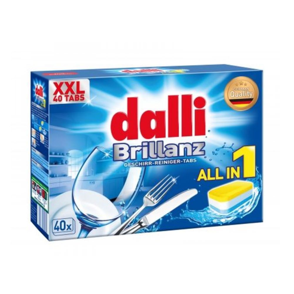 Dalli All-In-1 Brillanz tabletki do zmywarki 40 szt 850 g