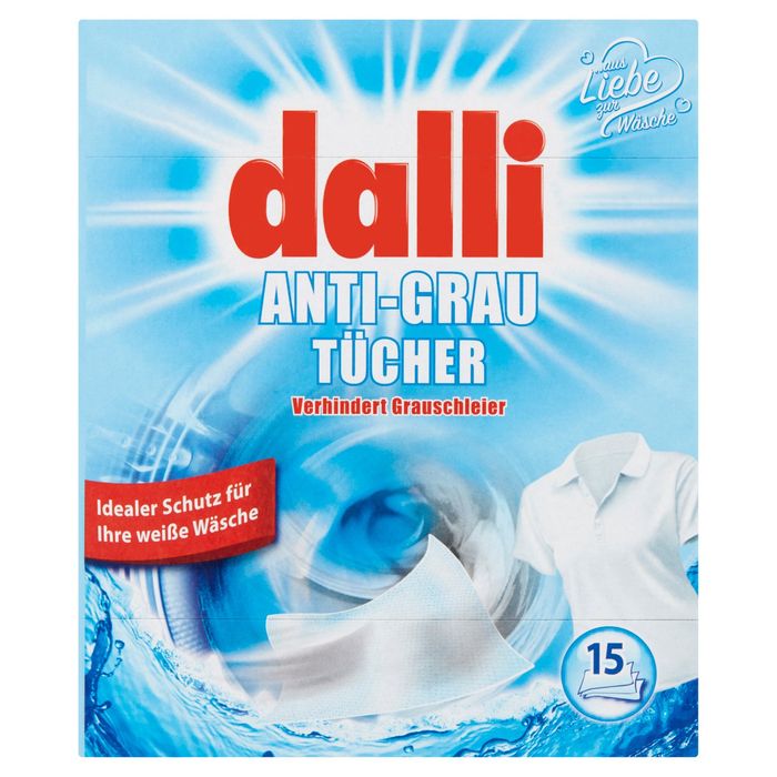 DALLI CHUSTECZKI DO PRANIA BIAŁE 15 SZT main product photo