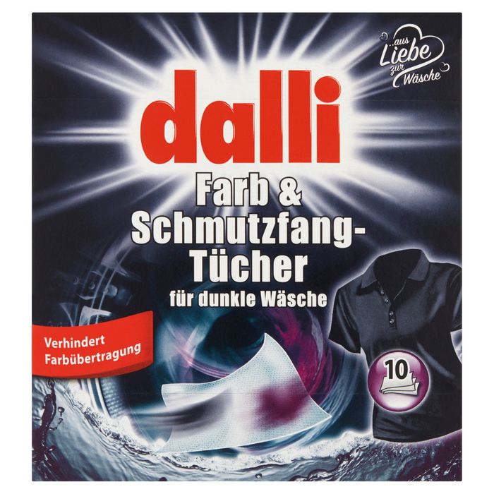 DALLI CHUSTECZKI DO PRANIA CIEMNE 15 SZT main product photo