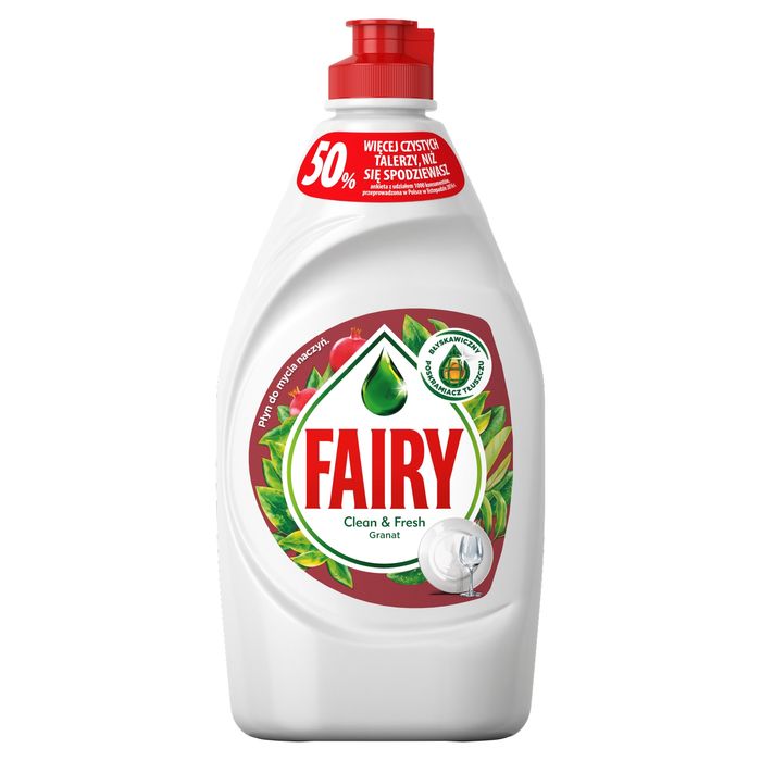 Fairy Clean & Fresh Granat Płyn do mycia naczyń 450 ml main product photo