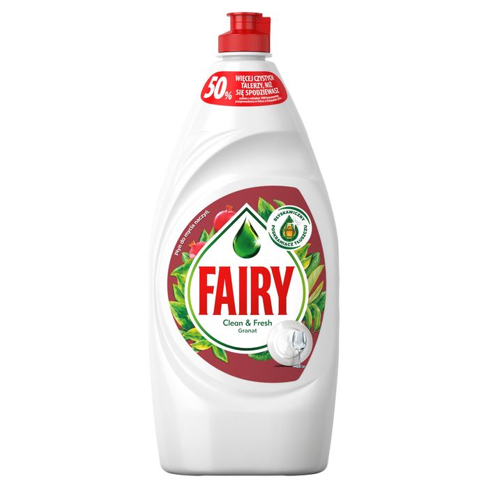 Fairy Clean & Fresh Granat Płyn do mycia naczyń 900 ml main product photo