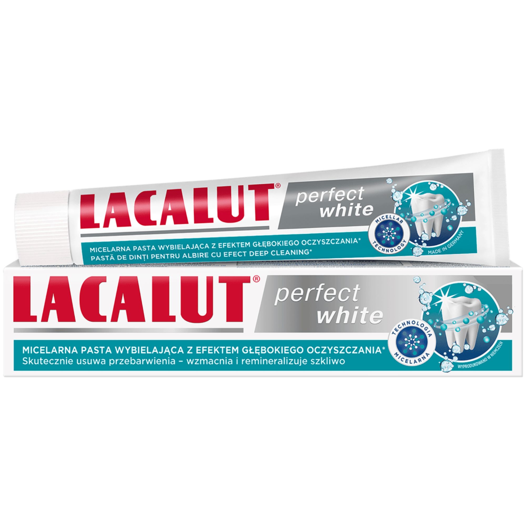 LACALUT Perfect White wybielająca pasta do zębów 75 ml