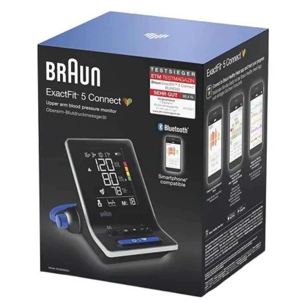 Braun ExactFit 5 Connect BUA6350 ciśnieniomierz naramienny 1 sztuka