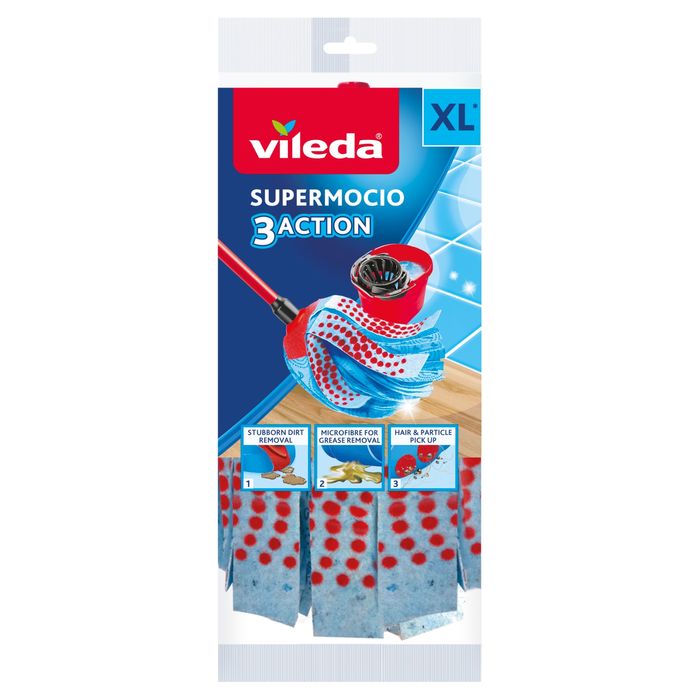 Vileda SuperMocio 3Action Velour wkład do mopa main product photo