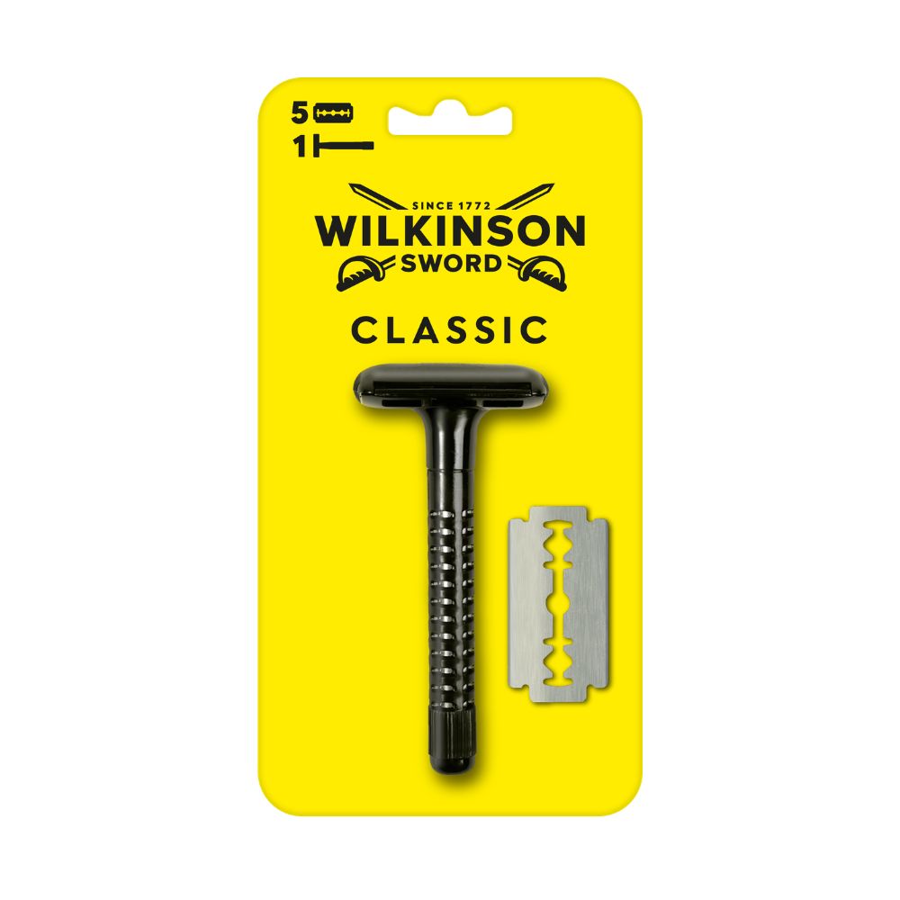 Wilkinson Sword Classic maszynka do golenia + 5 ostrzy wymiennych 1 sztuka