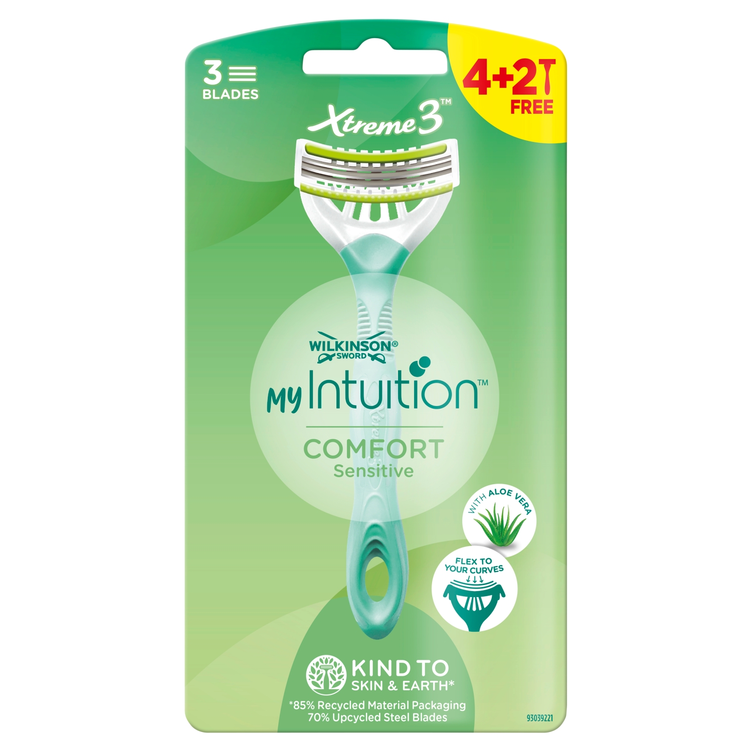 Wilkinson Sword My Intuition Comfort Sensitive Maszynka jednorazowa z 3 ruchomymi ostrzami 6 sztuk