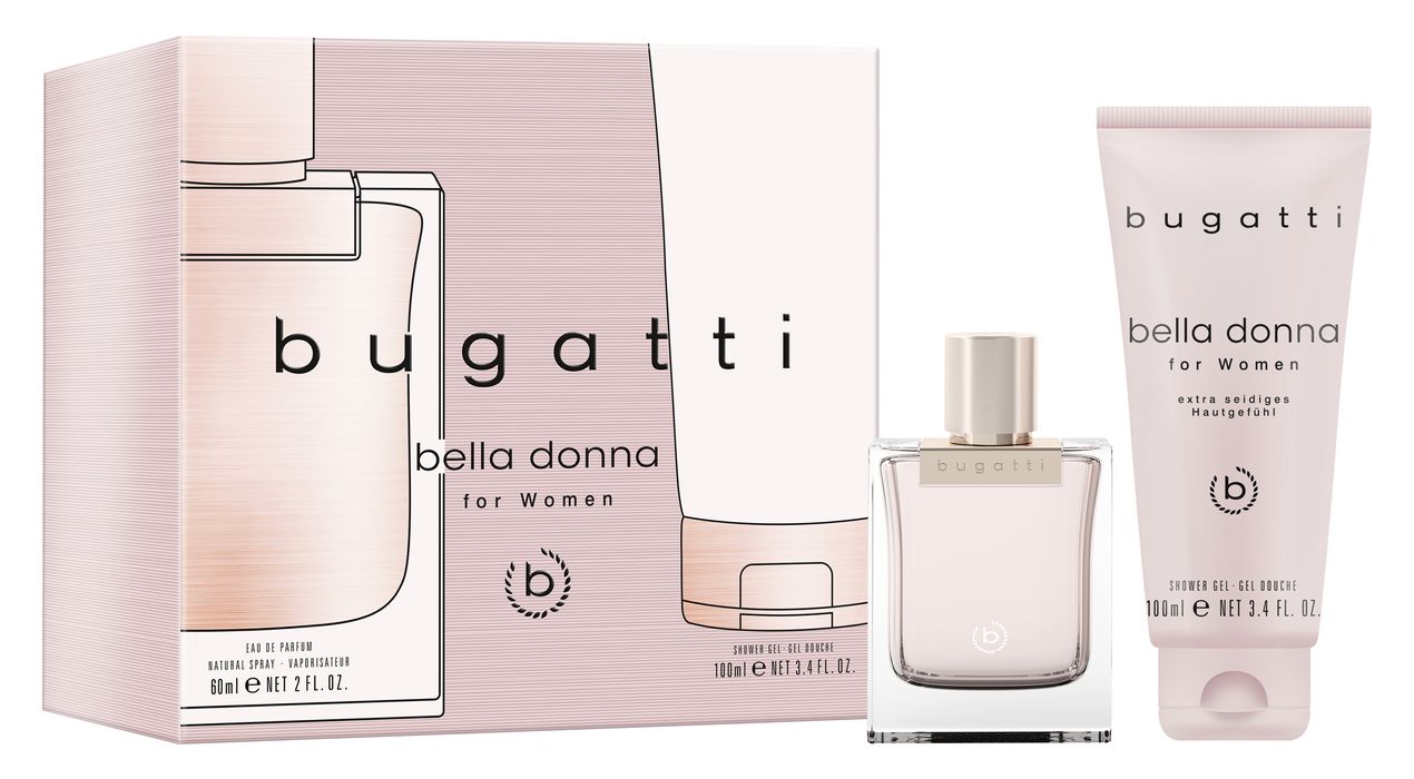 Bugatti bella donna woda perfumowana 60 ml + żel 100 ml main product photo