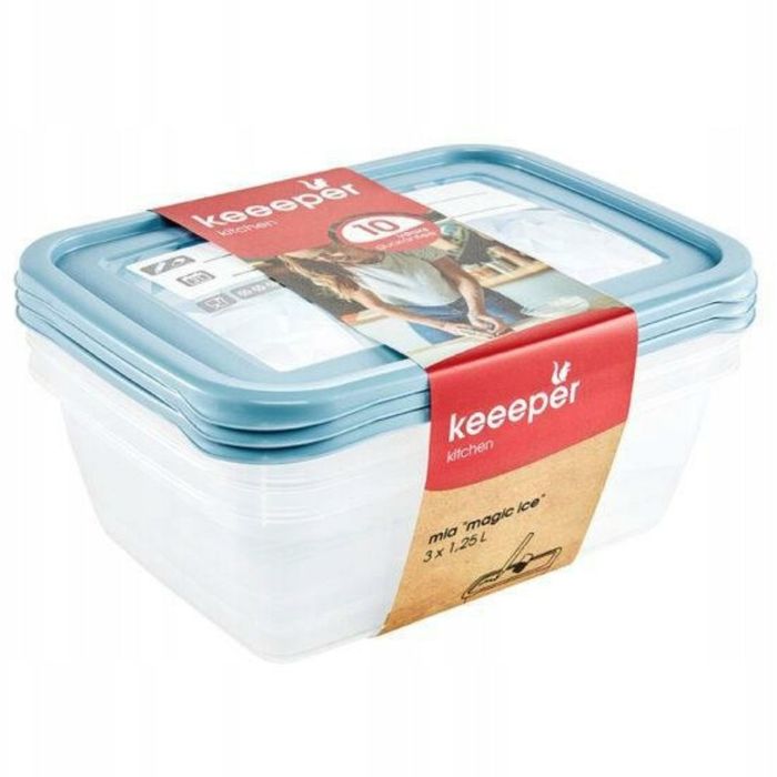 Keeeper Magic Ice zestaw 3 pojemników 1,25 l main product photo
