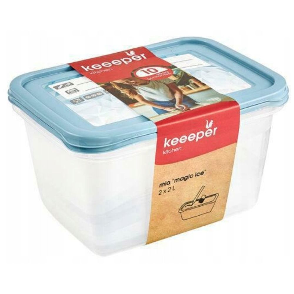 Keeeper Magic Ice zestaw 2 pojemników 2 l