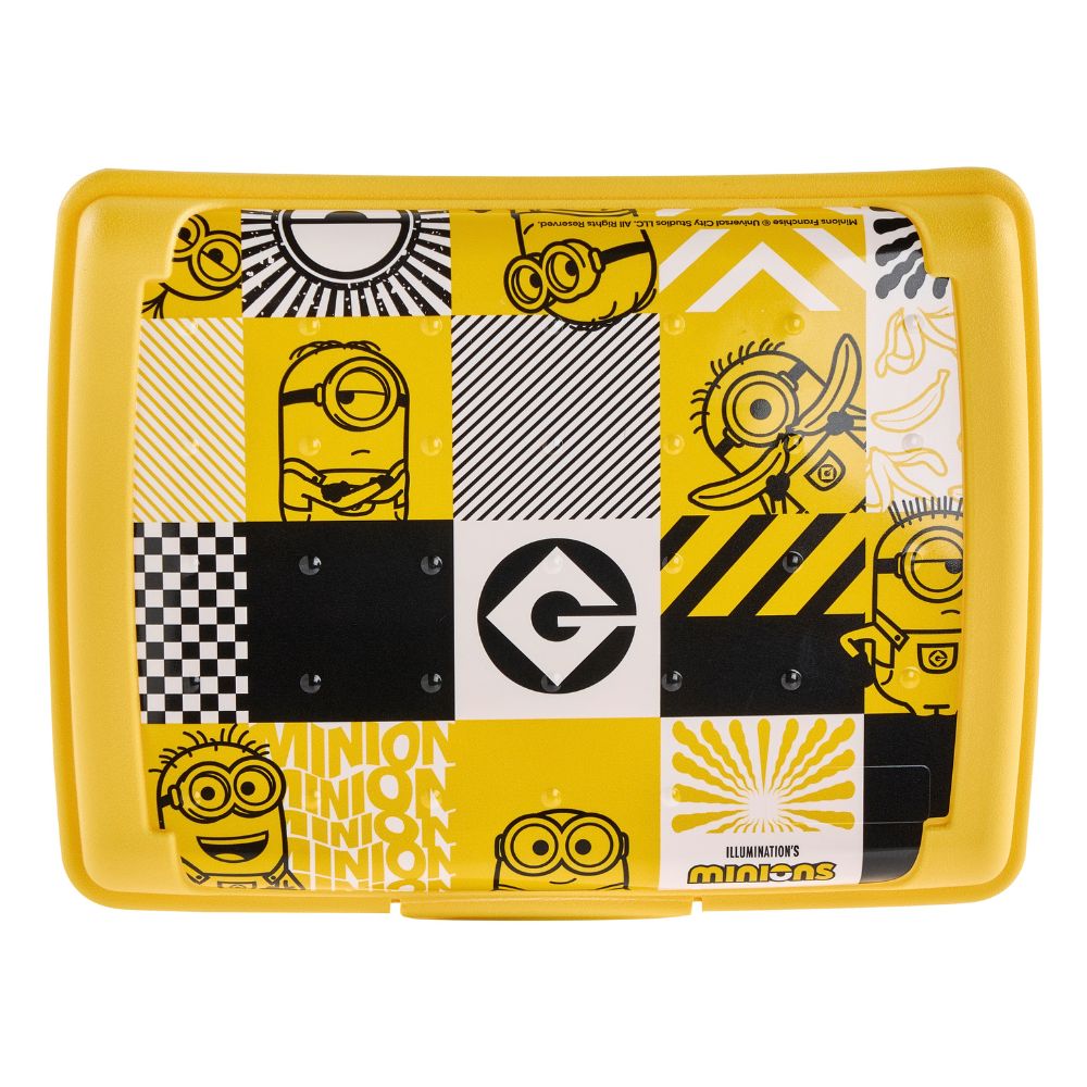 Keeeper Carla Minions Sunny Yellow 0,5l Mosaic pojemnik deco-click-box mini 1 sztuka