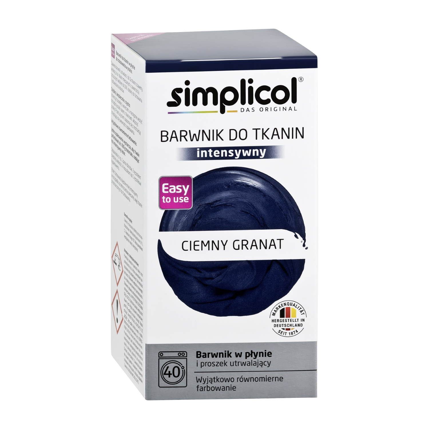 SIMPLICOL BARWNIK DO  TKANIN INTENSYWNY CIEMNY GRANAT 560G