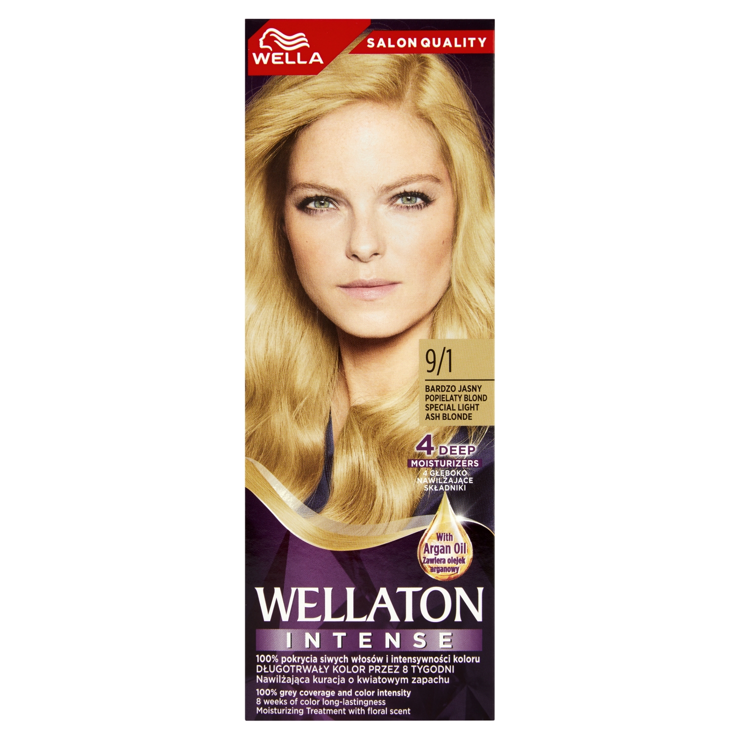 Wellaton Intense Farba do włosów 9/1 Rozświetlony Popielaty Blond