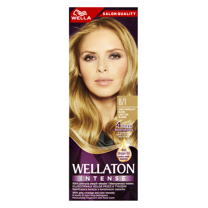 Wellaton Intense Farba do włosów 8/1 Jasny Popielaty Blond main product photo