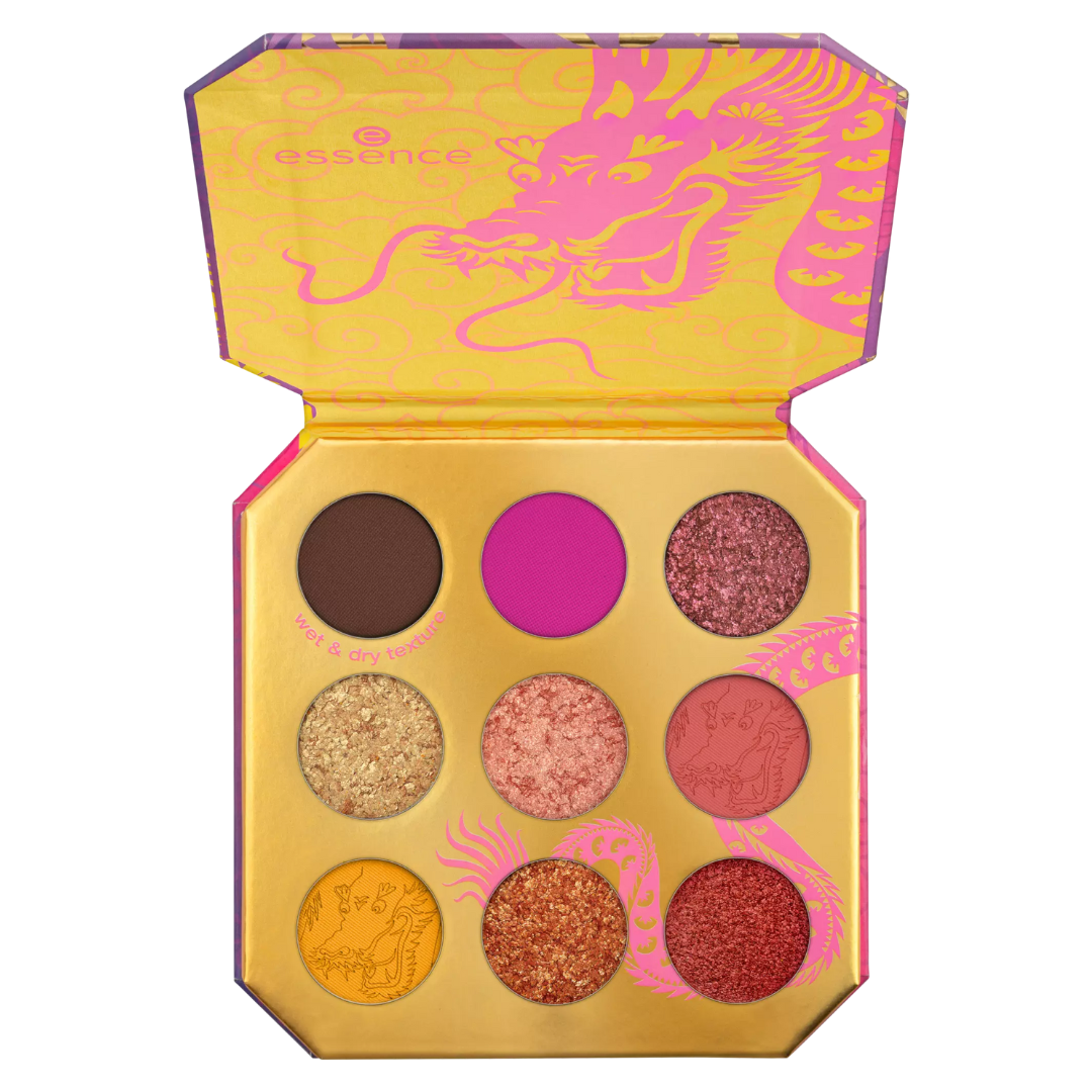 Essence paleta cieni do powiek love, luck & dragons 01
