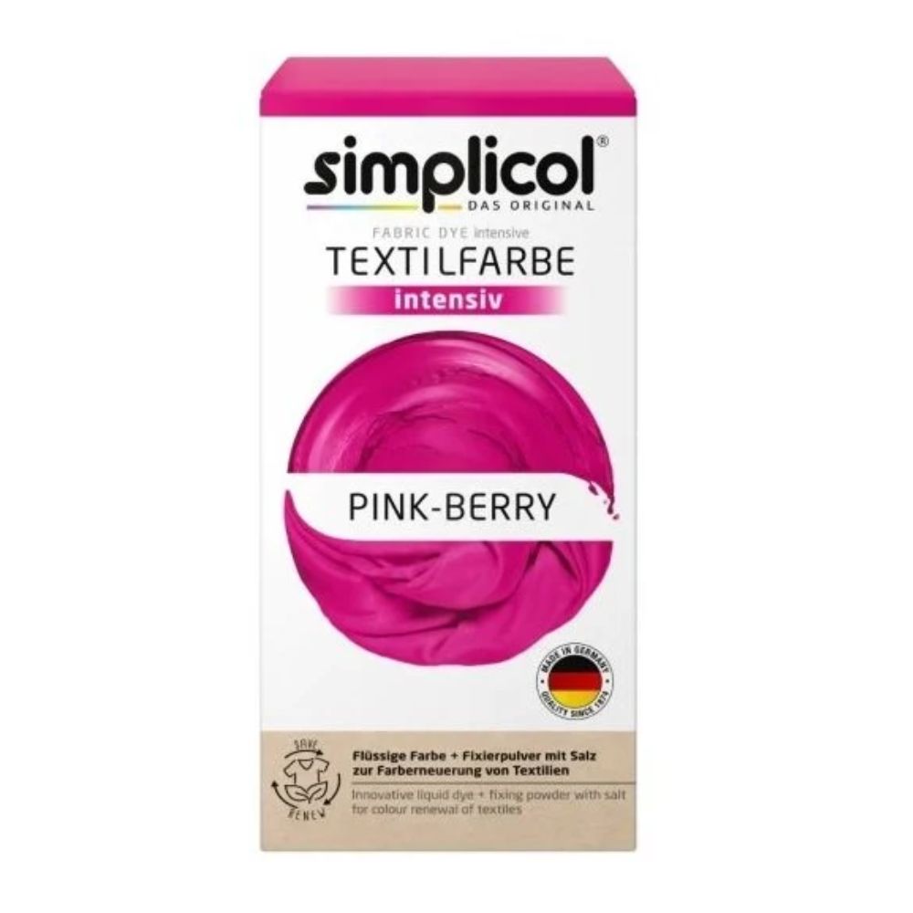 Simplicol Barwnik do tkanin intensywny różowo-jagodowy 560g