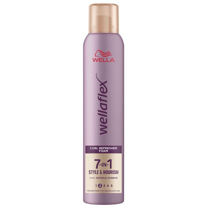 Wellaflex 7in1 pianka odświeżająca loki 200 ml main product photo